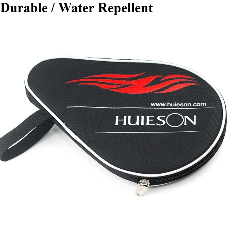 Table Tennis Bat - ポータブル卓球パドルバッグ衝撃吸収ピンポンラケット保護カバー防水オックスフォード布収納ケース
