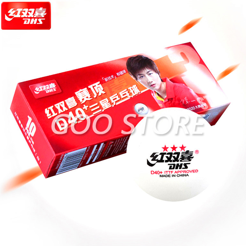 Table Tennis Game Pc - Dhs3つ星d40卓球ボール3つ星新素材シームabsプラスチックピンポンボールポリ