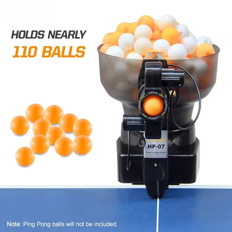 Robot Ball Machine - 多方向回転機能を備えたピンポンロボット。卓球用自動ボール供給機。