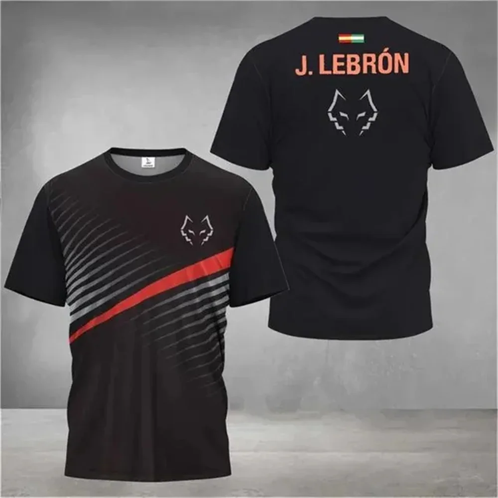 Table Tennis Shorts - 夏の新作メンズバドミントンと卓球グラデーションストライププリント通気性ラウンドネックTシャツアウトドアカジュアルスポーツトップ