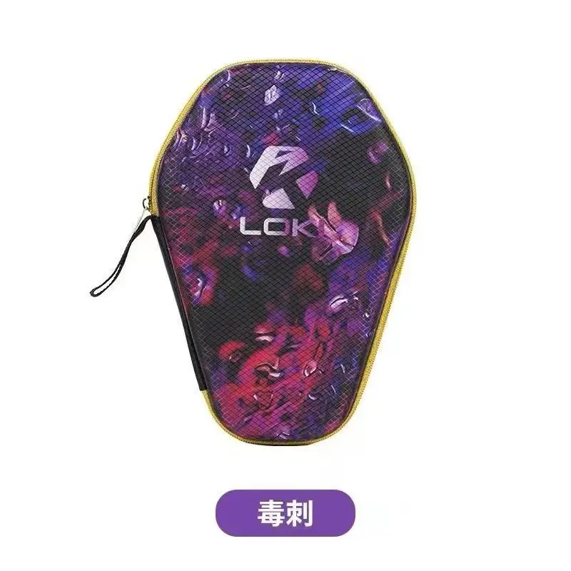 Table Tennis Movie - LOKI 卓球ラケットケース ドラゴンパターン ポータブル保護ピンポンラケットケースバッグ ハードシェル