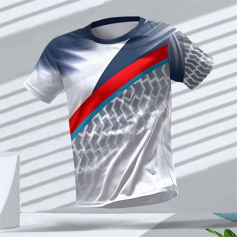 幾何学グラフィック 3D プリントスポーツ Tシャツ夏カジュ - Table Tennis Shorts のレビューと価格