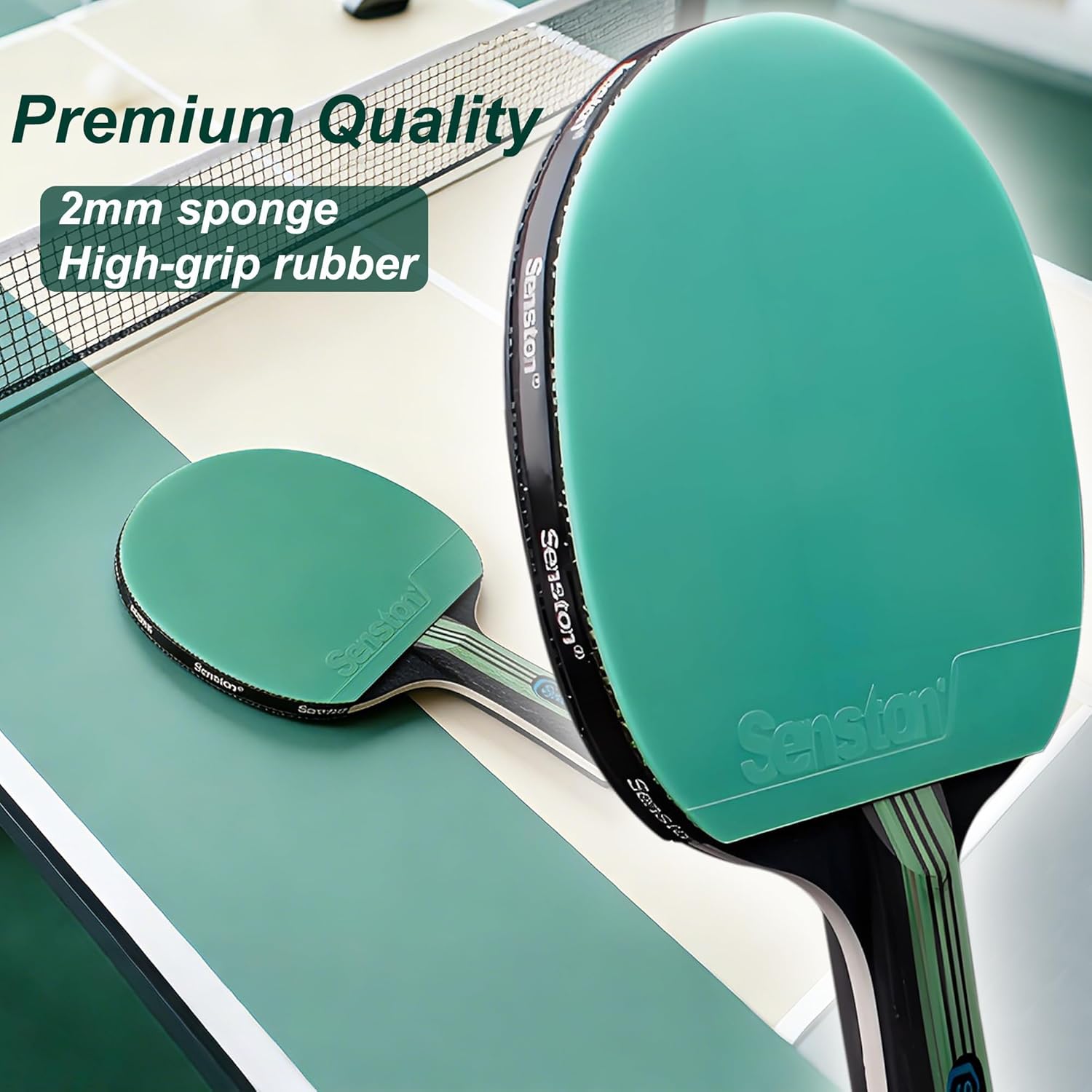 5層構造木製卓球セット4本 – 高コントロールパドル（2mm - Table Tennis Reference のレビューと価格