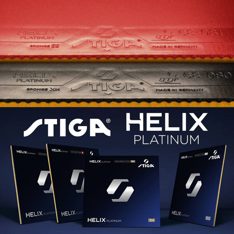 STIGA HELIX プラチナシリーズ卓球ラバー ハイテン - Table Tennis Rubber Anti Spin のレビューと価格