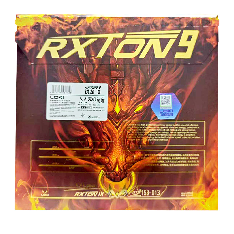 LOKI RXTON 9 テーブルテニスラバー マーケットバ - Table Tennis Rubber のレビューと価格