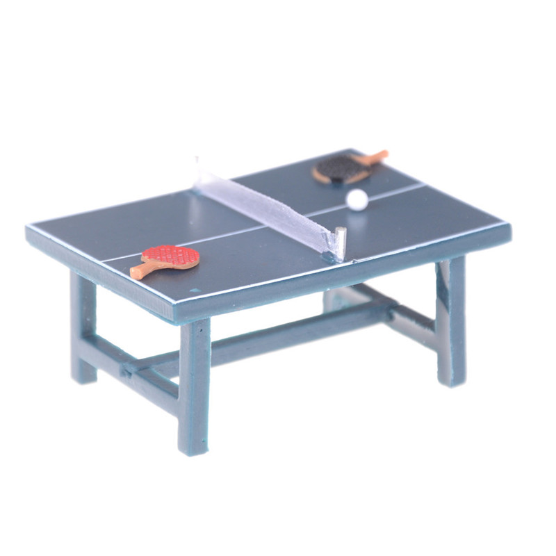1/12スケール ドールハウス ミニチュア 家具 テニス台  - Table Tennis Reference のレビューと価格