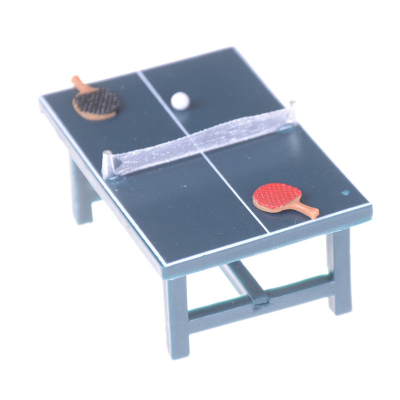 1/12スケール ドールハウス ミニチュア 家具 テニス台  - Table Tennis Reference のレビューと価格