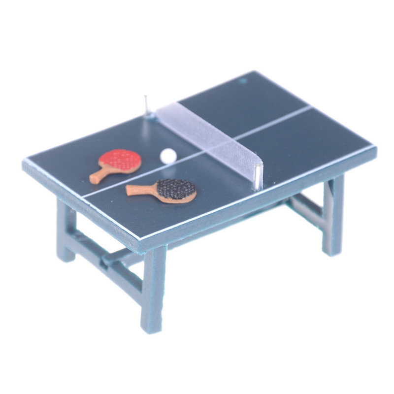 1/12スケール ドールハウス ミニチュア 家具 テニス台  - Table Tennis Reference のレビューと価格