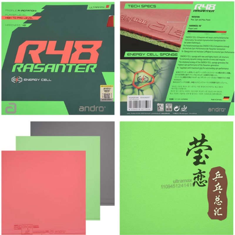アンドロ・ラサンター R45 47 50 C45 48 卓球 - Table Tennis Rubber のレビューと価格