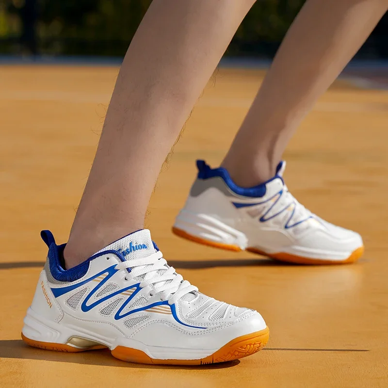 プロフェッショナルメンズテニスシューズ 通気性バドミントンシ - Table Tennis Volleyball のレビューと価格