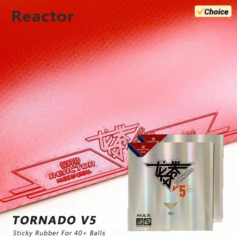 REACTOR Tornado V5 テーブルテニスラバー  - Table Tennis Rubber のレビューと価格