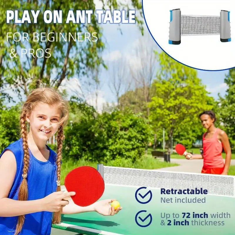 2025年ホット卓球ネットどこでも格納式ラックスポーツ交換ピ - Table Tennis Hong Kong のレビューと価格