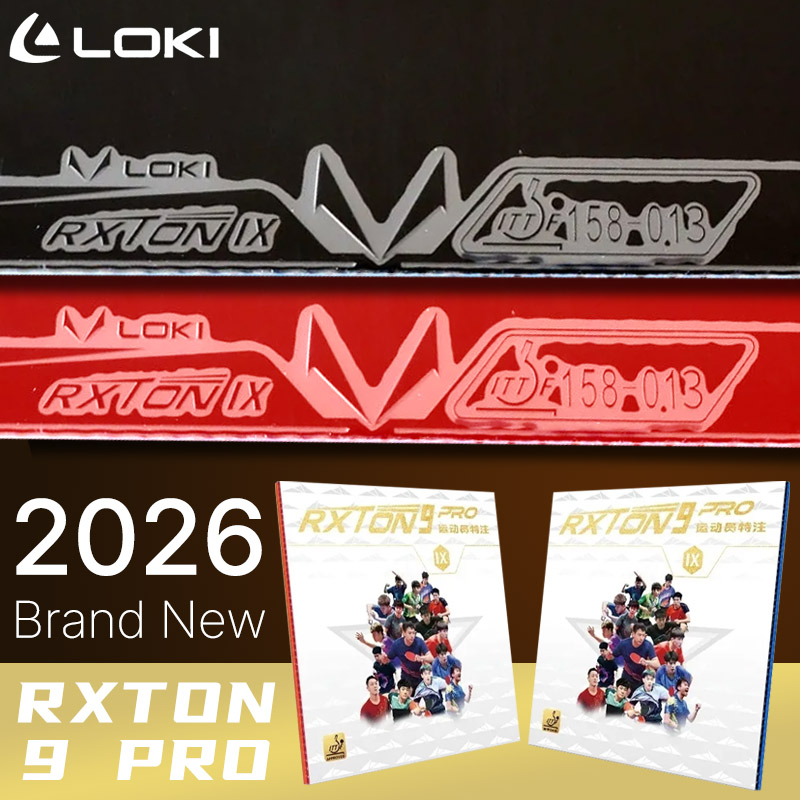 LOKI RXTON 9 PRO 卓球ラバー プロ選手専用  - Table Tennis Movie のレビューと価格