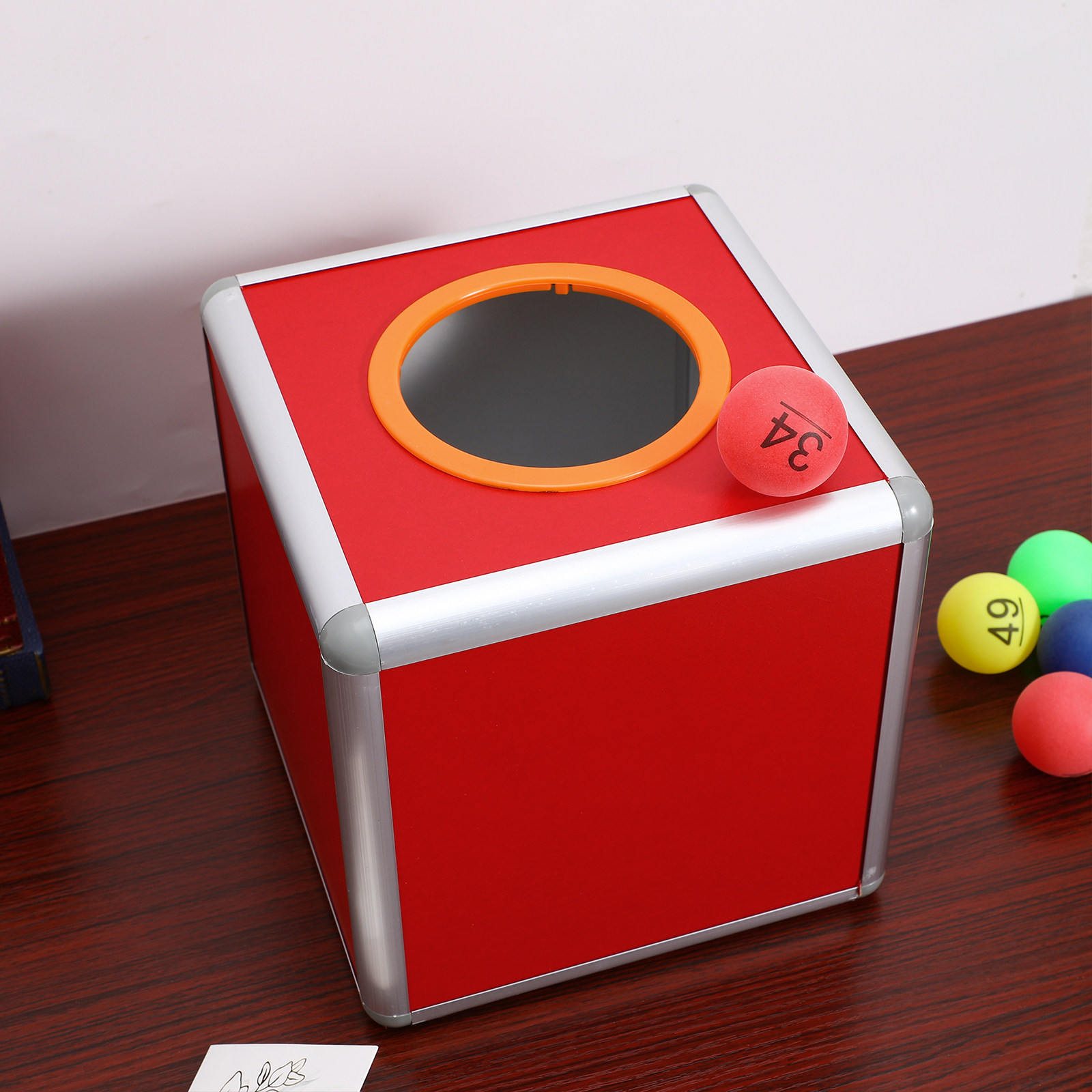 アルミ合金製抽選箱 20cm 透明ラッフルドラム チケット抽 - Table Tennis Drawing のレビューと価格