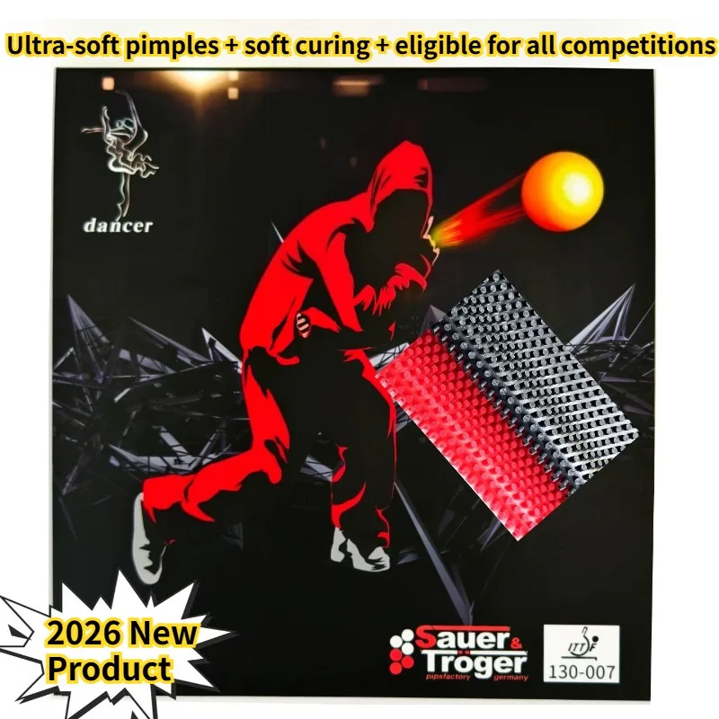 OX ロングピンプルズ卓球ラバー スーパーソフト 中粒子 ザ - Table Tennis Rubber Anti Spin のレビューと価格