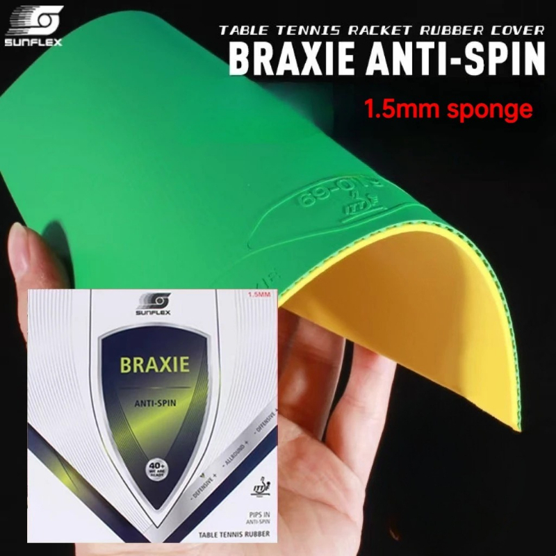 サンフレックス ブラクシー アンチスピン ITTF公認 卓球 - Table Tennis Rubber Anti Spin のレビューと価格